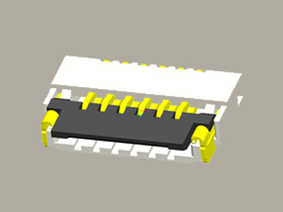 FPC连接器  0.5P 1.0H(前掀下接式）