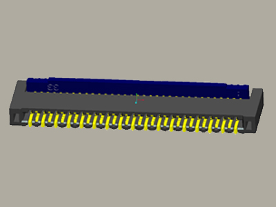 SPEC: 0.3Pitch 0.9 Hight FPC(Front lift down ）